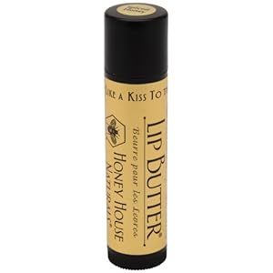 Honey House Naturals Lip Butter Tube Vanilla Almond