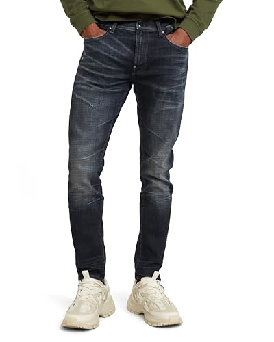 G-STAR Raw - Mens Revend FWD Skinny Jeans, Color Worn in Mountainous Desert Destroyed, Size: 28W x 32L