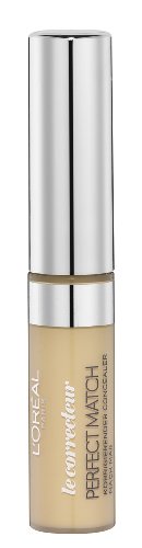L'Oreal Paris concealer perfect match, 3 creamy, make-up covering pen, anti blemishes and skin flaws for a perfect complexion, pack of 3