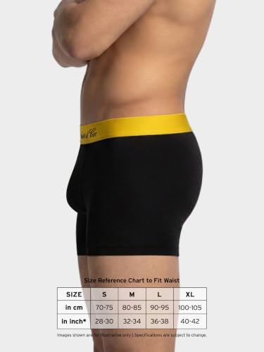 Image of Levi's Cotton Elite Trunk | Premium Men's Trunk Underwear | 4-Way Stretch | Outer Elastic Waistband | H-Pocket | Style 072 | Pack of 1