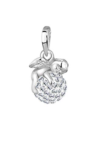 Preisvergleich Produktbild Elli Anhänger Damen Schutzengel mit Swarovski® Kristalle in 925 Sterling Silber