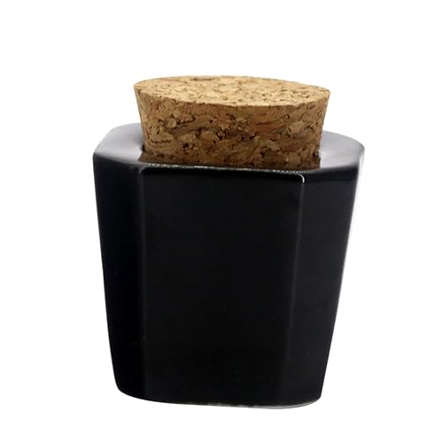 Mikinona Nail Art Liquid Cups Set of 2 Crystal Mini Containers for Acrylic Gel Nails for Home Professional Salons