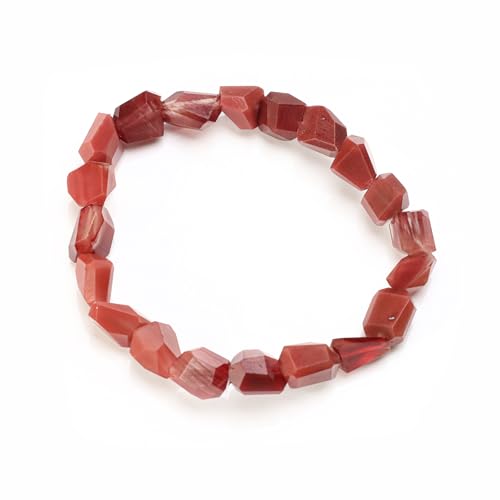 Bracelet en pierres précieuses andésine, accessoire zen pour le bien-être au quotidien