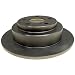 ACDelco 18A396A Advantage Non-Coated Rear Disc Brake Rotor