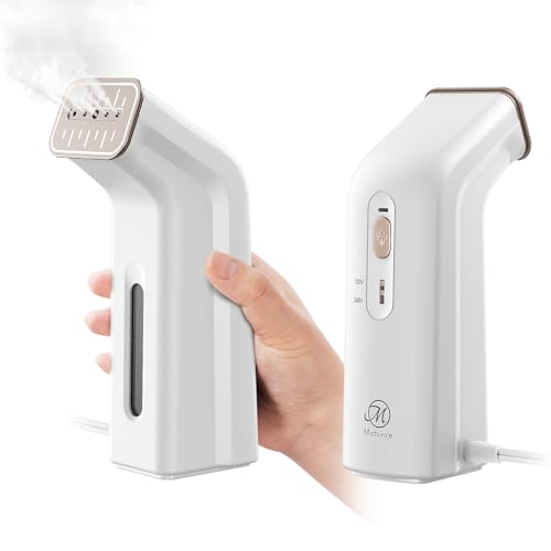 Mini Travel Steamer for Clothes,110-240V Portable Dual Voltage Steamer & Iron 2 In 1,Integrated 170ml Tank 25s Fast Heat,1.2lbs Travel Size Fabric Iron,Handheld Steaming Wrinkles Remover For Garments