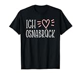 Ich liebe Osnabrück Herz Souvenir Geschenk T-Shirt