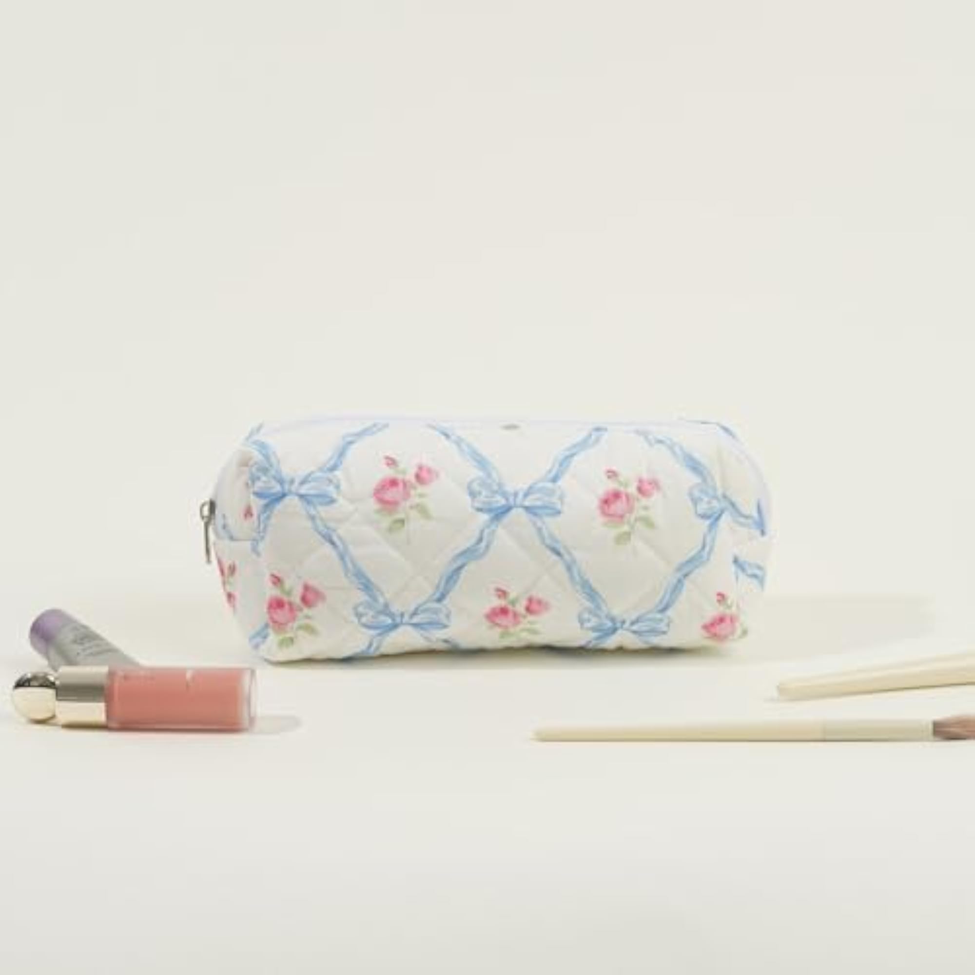 Kawaii Cotton Makeup Bag Large Travel Cosmetic Bag