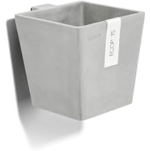 Ecopots Manhattan Small Rectangle Wall Planter - 5.9 in x 6.9 in x 5.9 in