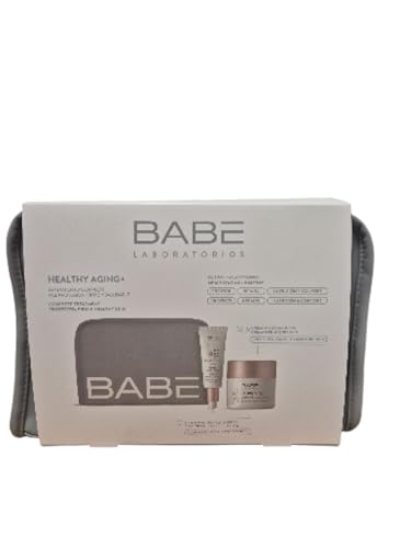Babe HEALTHY AGING+ Rutina PACK - Multi Accion 50 ml + Healthyaging+ Fluid Fotoprotector 40 ml [Belleza Premium] [Tratamiento Completo Todo Tipo de Pieles] [Protección Solar] [Regalo Necesser]