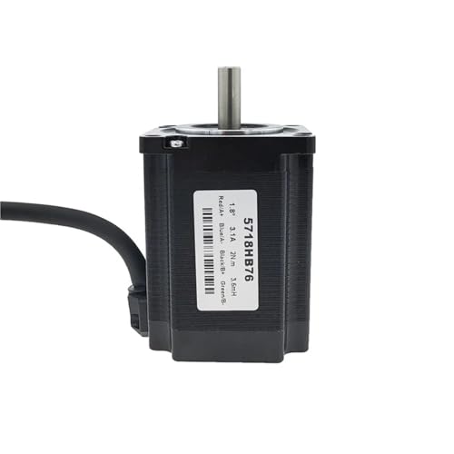 Moteur pas à pas 57BYG 76mm pilote hybride 2 phases 1.8° 8mm