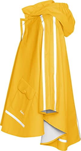 Playshoes Regen-cape Langer Rücken Unisex Kinder,Gelb,128