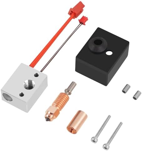 Ender 3 S1 Sprite Extruder Hotend Heater Block,Integrated Bi-metal Heatbreak+Quick-Swap Nozzle Support High Temp for Creality Ender 3 S1 Plus,Ender 3 S1 Pro,CR-10 Smart Pro-Small Thermal Terminal