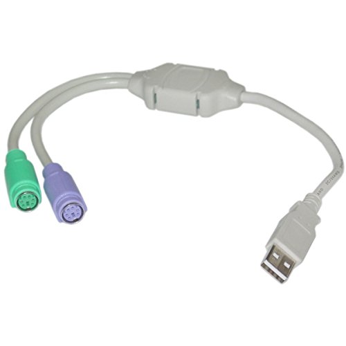 Image of Cables Kart USB To PS2 Converter Cable for Keyboard Mouse