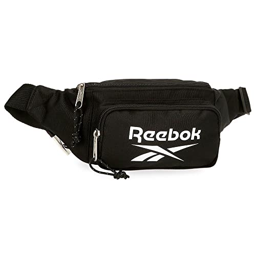 Reebok Boston Bauchtasche mit Tasche Schwarz 35x13x5 cm Polyester