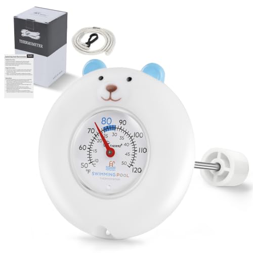 Cute Pool Thermometer Floating Easy Read Water Temp Gauge