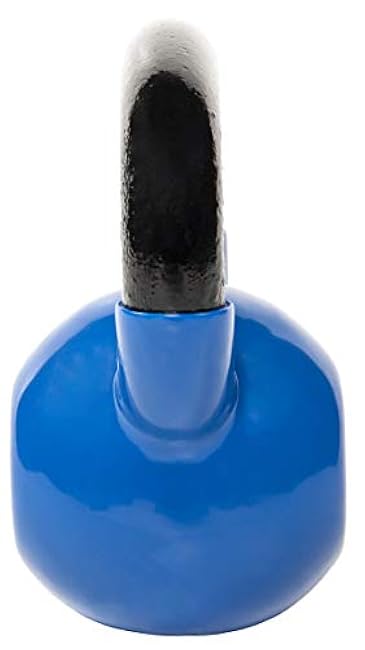 All-Purpose Color Vinyl Coated Kettlebell, 15 Pounds