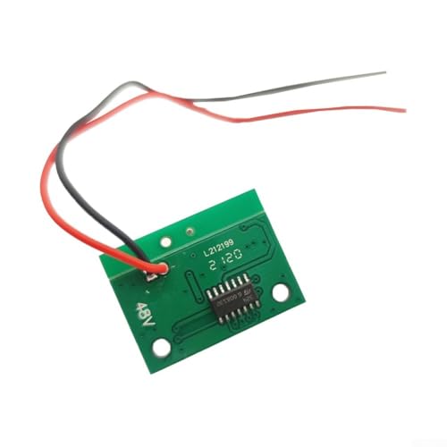 Bulevisiter Tablero de visualización de energía eléctrica para caja de batería Hailong de 36 V, compatible con sistemas de batería de litio, policarbonato verde + ABS