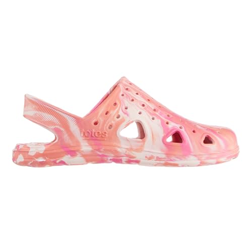 Image of Totes Kids' Everywear Lightweight Waterproof Contoured Splash and Play Clog Sandals with Strap