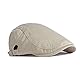 BUDUBIBI Baumwolle Baskenmütze Flatcap Herren Sommer Schirmmütze Newsboy Cap, Schiebermütze Herren Sommer Hut Verstellbare Cabbie barett Cap
