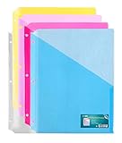 Nova Filer 5 Binder Dividers with Insertable Pockets (Multicolored)