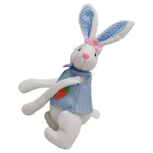 Ciieeo Hebilla De La Cortina del Gancho De La Cortina Hebilla De Amarre De Alzapaños De Cortina De Conejito De Pascua Alzapaños De Cortina De Conejito De Peluche Adornos Felpa Interior