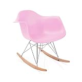 Medidas silla mecedora: 69,5 cm (alto) x 63 cm (ancho) x 65,5 cm (fondo). Altura hasta asiento 40 cm.