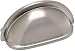Cosmas 4310SN Satin Nickel Cabinet Hardware Bin Cup Drawer Handle Pull - 3" Inch (76mm) Hole Centers - 10 Pack
