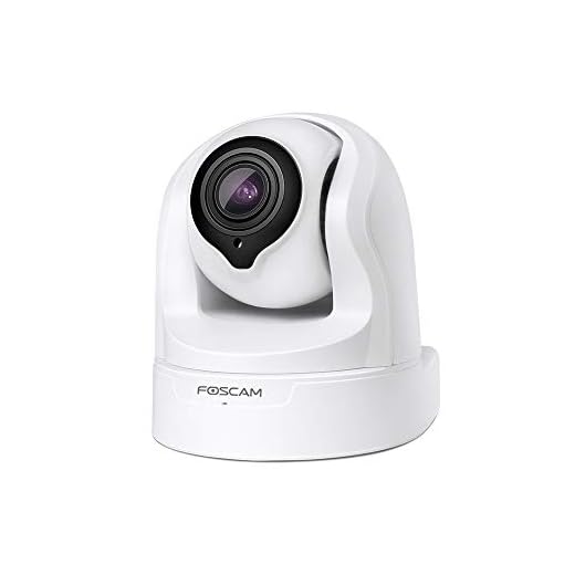 Foscam FI9926P 1080P Pan/Tilt/Zoom 2,4/5 GHz IP säkerhetskamera WiFi Dual 4X optisk zoom, rörelsedetektering/tondetektering, mörkerseende,