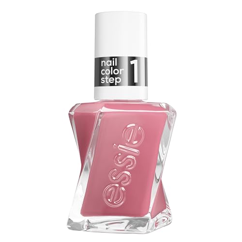 essie langanhaltender Nagellack mit glänzendem Finish, Maniküre ohne UV Licht, Gel Couture, Farbe: Nr. 50 stitch by stitch, Nude, 1 x 13,5 ml