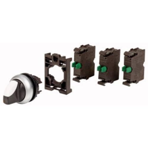 Sélecteur rotatif Eaton M22-WRK-3K10-BVP pour stopper les fausses manœuvres