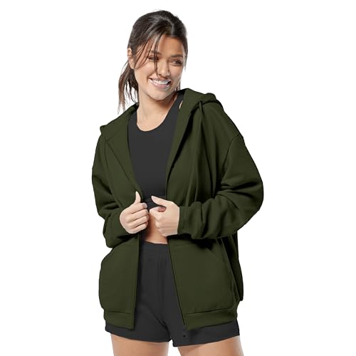 Image of FUNKY MONKEY - Women's Cute Hoodies Teen Girl Winter Jacket Sweatshirts Casual Drawstring Clothes Zip Up Hoodie with Pocket