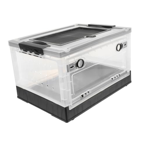 COMPUKAS 折りたたみ式ハリネズミ飼育箱 プラスチック製ハムスター用プラスチックハウス 耐久性のあるペット飼育容器 コンパクトサイズ 室内用 小動物用ケージセット ハムスター マウス対応