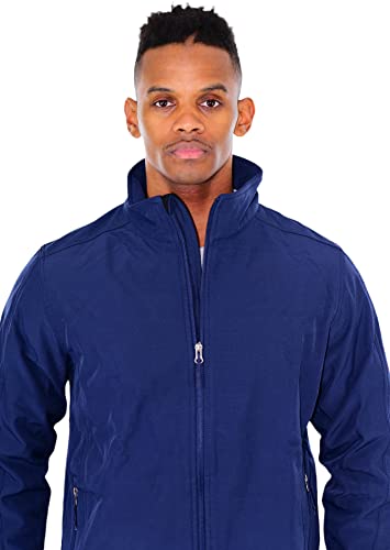 Image of ToBeInStyle Men's Warm and Comfortable Active Zip Up Jackets