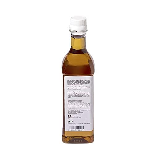 Image of Pure & Sure Organic Cold Pressed Sesame Oil 500ML (Til ka Tel) | Kacchi Ghani /Chekku | Pure Cold Pressed Edible Oil | No Additives & Chemical Free (Pack of 3)