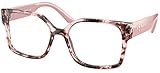 Brillen Prada PRADA PR 10WV Pink Havana 54/17/140 Damen