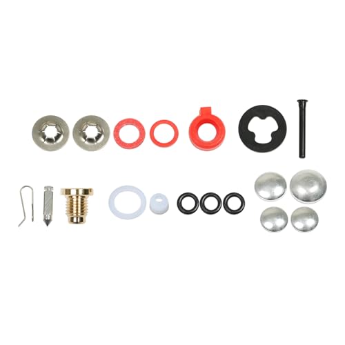 waltyotur 2 Pack 396701 Carburetor Repair Kit with Float Replacement for Johnson Evinrude 396701 18 20 25 28 30 35 40 45 48 50 55 60 65 70 75 HP