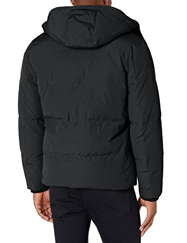 Cole Haan Men's Short Down Parka with Hooded Down Coat2