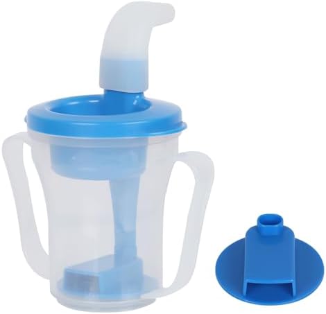 Ehucon Dysphagia Regulating Drinking Cup for Swallowing and Disorders People,Dispenses 5cc or 10cc of Liquid Each Time,No Thickener is Used.Helps to Prevent Choking