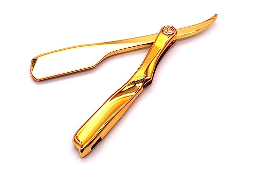Navalhete Dourado Navalha Profissional de Pressão Auto-clavada Resistente a Descamamento Para Barbei
