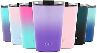 Simple Modern 12oz Classic Tumbler Travel Mug with Clear Flip Lid & Straw
