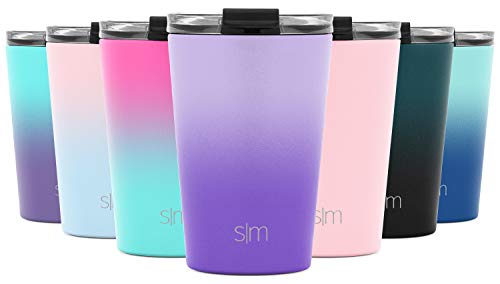 Simple Modern 12oz Classic Tumbler Travel Mug with Clear Flip Lid & Straw