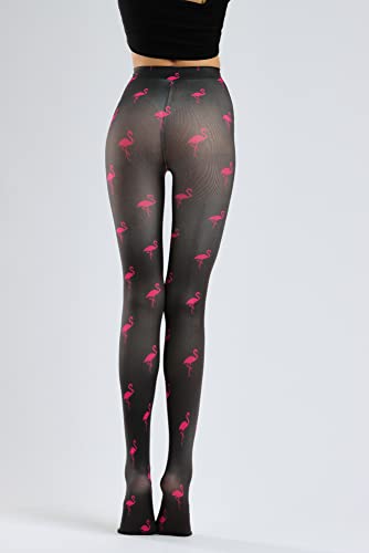 Image of Sahabowi Women's Sheer Tights, Digital Print Designs Stockings