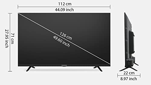 Image of Compaq 126 cm (50 inches) HUEQ A series 4K Ultra HD Smart LED TV CQW50UD (Black)