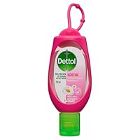 Dettol Healthy Touch Instant Hand Sanitiser Soothe with Chamomile Pink Clip, 50 milliliters