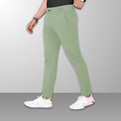 Image of Men's Stylish Slim Fit Trousers for Office and Casual Wear | Versatile Men's Trousers | Ideal for Formal Events and Everyday Casual Wear
