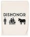 Luxogo Dishonor On You, Dishonor On Your Family, Dishonor On Your Cow Kordelzug Beige Sporttasche Unisex Drawstring Bag Gym