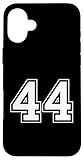 Número 44 Carcasa para iPhone 16 Plus