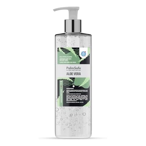 Palm Safe Aloe Vera Hand Sanitiser 500 ml Cover