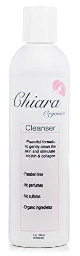 Organic Face and Body Wash - Anti Aging and Anti Wrinkles Pore Cleanser- Hydrating Facial and Skin Deep Cleanser for Men and Women - Sulfate Free (8oz)