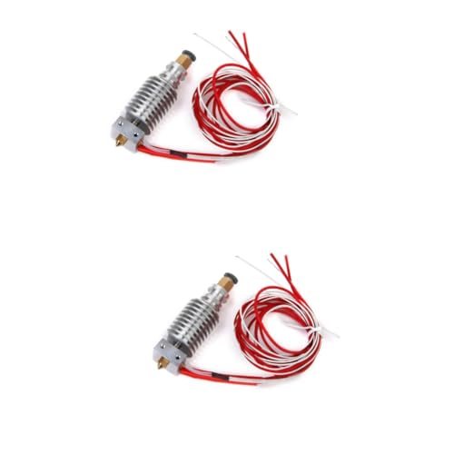 PartyKindom 2pcs Metal Hotend Nozzle for J Head Compatible Printer Extruder for Printing Projects Random Color